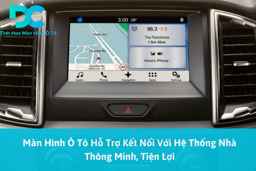 Màn Hình Ô Tô Hỗ Trợ Kết Nối Với Hệ Thống Nhà Thông Minh, Tiện Lợi 