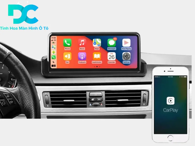 Màn hình tích hợp Apple Carplay/Android Auto không dây dành cho xe BMW