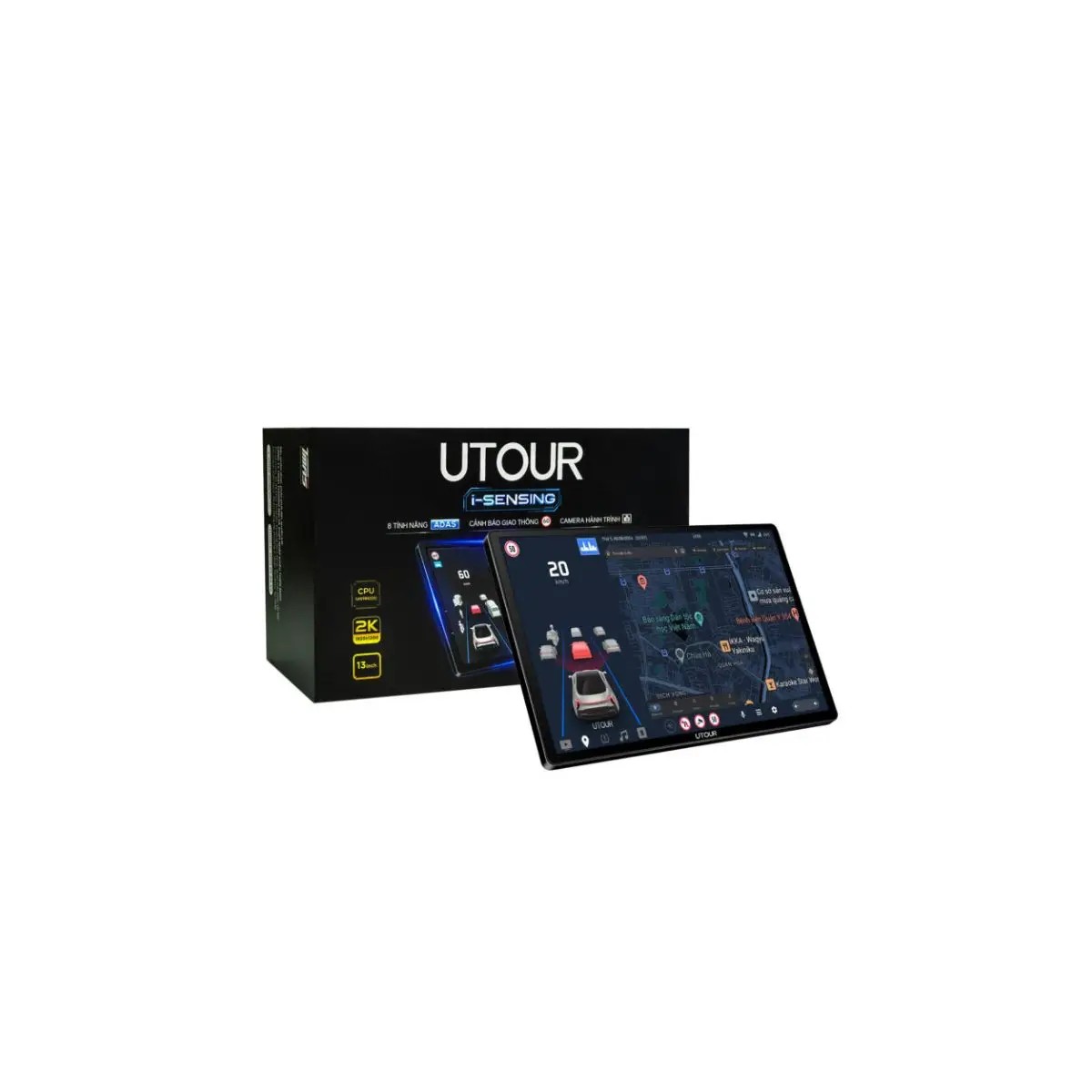 Màn hình Android 13 inch Utour liền camera 360  Ram 4GB UTOUR i13 Lite
