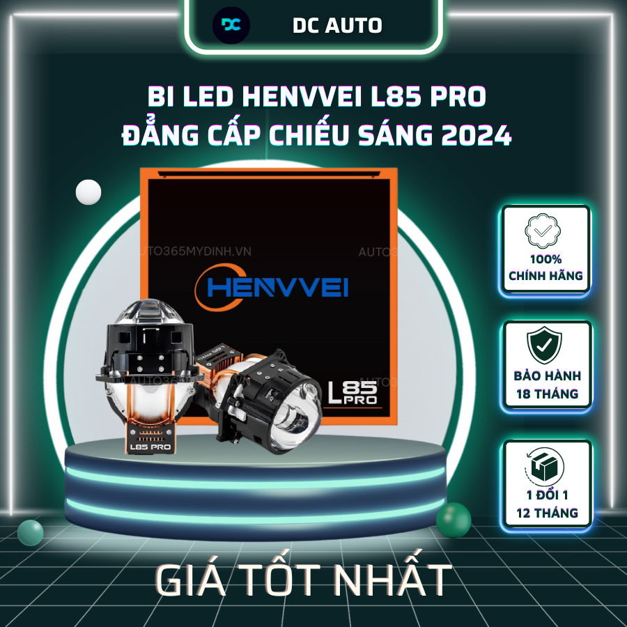 Bi Led Henvvei L85 Pro | Đẳng Cấp Bi LED Ô Tô 2024