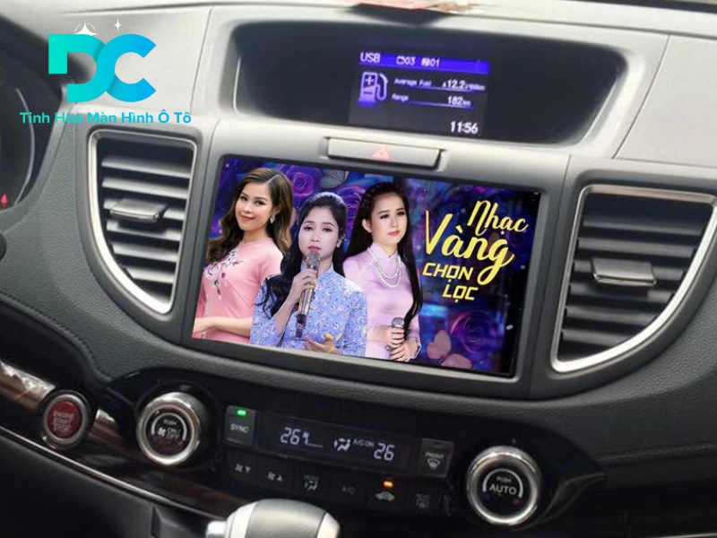 Màn hình ô tô có hỗ trợ nghe nhạc MP3