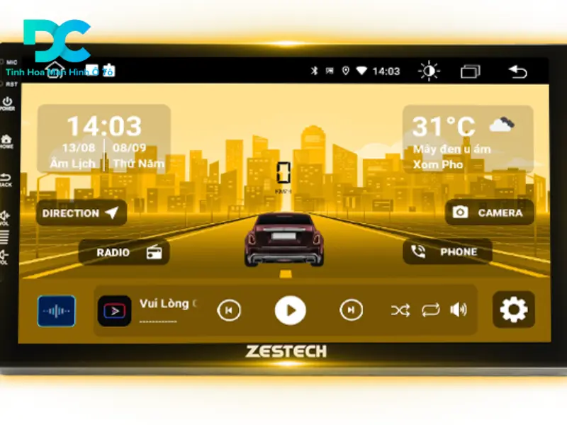 Màn hình ô tô cho xe Nissan March