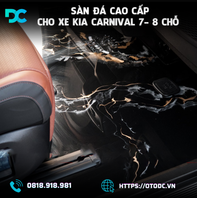 Sàn Đá Kia Carnival 8 Chỗ -  Sự Lựa Chọn Hoàn Hảo Cho Xe Của Bạn