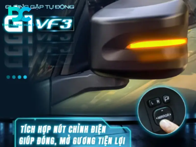 Gương điện gập tự động VF3 G1 HTD