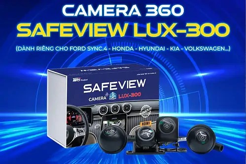 Camera 360 SAFEVIEW LUX - 300 dành riêng cho xe Ford 
