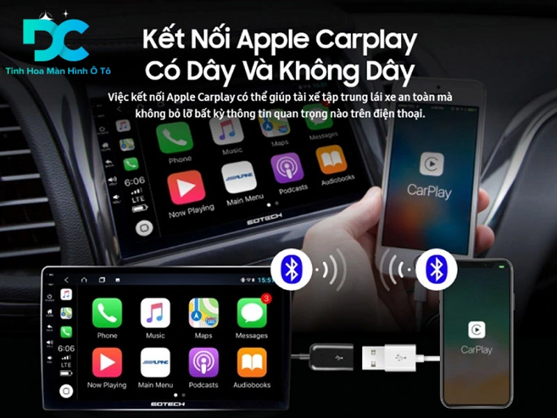 Màn hình ô tô điều khiển bằng điện thoại