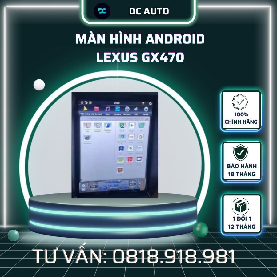 Màn Hình Android Lexus GX470