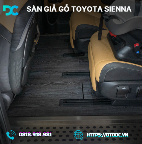 Sàn Giả Gỗ Toyota Sienna – Tinh Hoa Sang Trọng Cho Nội Thất Xe Hạng Sang